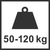 50 – 120 kg