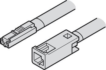 延長ケーブル, Häfele Loox5 24 V、2芯（単色またはマルチホワイト2線技術）用