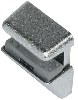 棚受, 下穴 Ø 3 mm または 5 mm にネジ止め用、プラスチックサポート付亜鉛合金