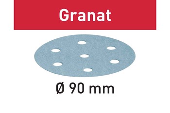 サンドペーパー, Festool フェスツール, Ø 90 mm, Granat STF D90/6